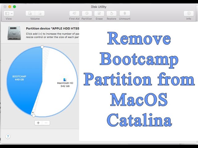 delete bootcamp for mac